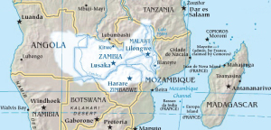 The Zambezi River basin (Wikimedia Commons
